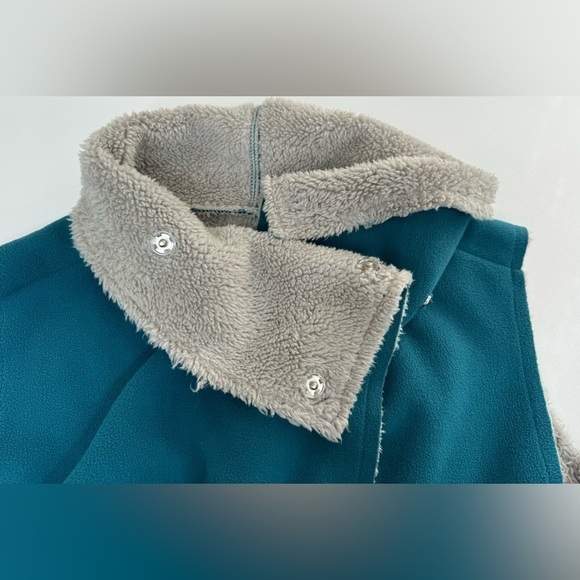 dylan Microfleece Wrap Faux Shearling Lined Vest With Pockets Womens XL - Picture 11 of 14